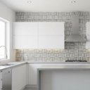 Ver imagem 6 de Pastilha de Vidro Kit 15 Uni Adesiva Parede Sala Cozinha Banheiro Facil Aplicacao Decorativa Moderna