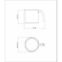 Ver imagem 3 de Fervedor Tramontina Solar Ceramic Inox Fundo Triplo Interior Cerâmica Grafite 14 Cm 2 L Tramontina