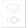 Fervedor Tramontina Solar Ceramic Inox Fundo Triplo Interior Cerâmica Grafite 14 Cm 2 L Tramontina - 3