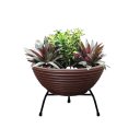 Ver imagem 3 de Suporte para Vasos de Plantas em Ferro Tripé Cor Preto Reforçado