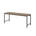 Ver imagem 2 de Escrivaninha Mesa Escritório Estilo Diretor Active 180cm Industrial Yescasa Lâmina Mel Marrom