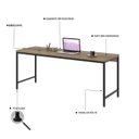 Ver imagem 5 de Escrivaninha Mesa Escritório 180cm Estilo Industrial Diretor Active Yescasa