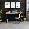 Escrivaninha com Estante Baixa 2 Prateleiras Estilo Industrial 150cm Active Yescasa - 1