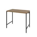 Ver imagem 2 de Escrivaninha Mesa Escritório Estilo Active 90cm Industrial Yescasa Lâmina Mel Marrom