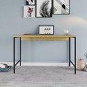 Ver imagem 6 de Escrivaninha Mesa Escritório Estilo Active 120cm Industrial Yescasa Lâmina Mel Marrom