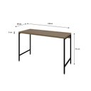Ver imagem 3 de Escrivaninha Mesa Escritório Estilo Industrial 120cm Active Yescasa