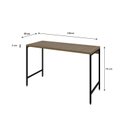 Ver imagem 3 de Escrivaninha Mesa Escritório Estilo Active 120cm Industrial Yescasa Lâmina Mel