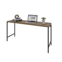 Ver imagem 5 de Escrivaninha Mesa Escritório Active 150cm Industrial Yescasa Lâmina Mel Marrom