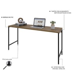 Escrivaninha Industrial 150cm Active Yescasa - 4