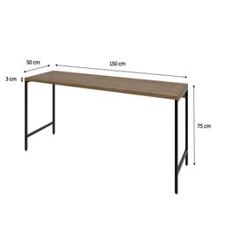 Escrivaninha Industrial 150cm Active Yescasa - 3
