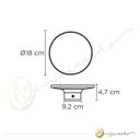 Ver imagem 4 de Arandela Eclipse Redonda Led 3000k Luz Indireta 12w Externo/interno Bivolt Preto