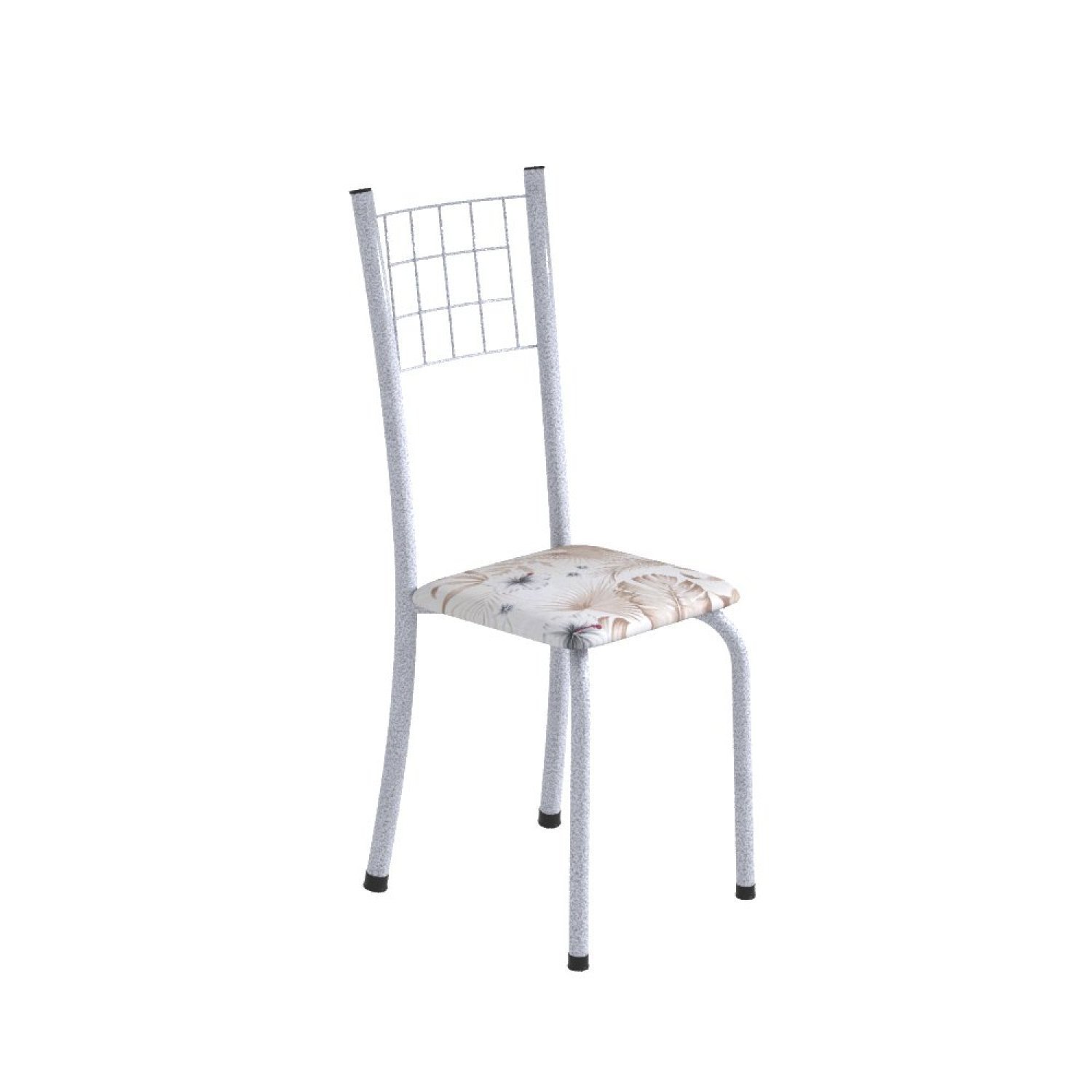 Conjunto de Mesa Tubular 70x70cm Tampo em Ardósia com 4 Cadeiras Dany  - 5