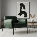 Ver imagem 2 de Poltrona Cadeira Decorativa Versátil Serrana-zahav Estofados:courino Sintético Verde