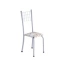 Ver imagem 5 de Conjunto de Mesa Tubular 70x70cm Tampo em Vidro com 4 Cadeiras Dany 