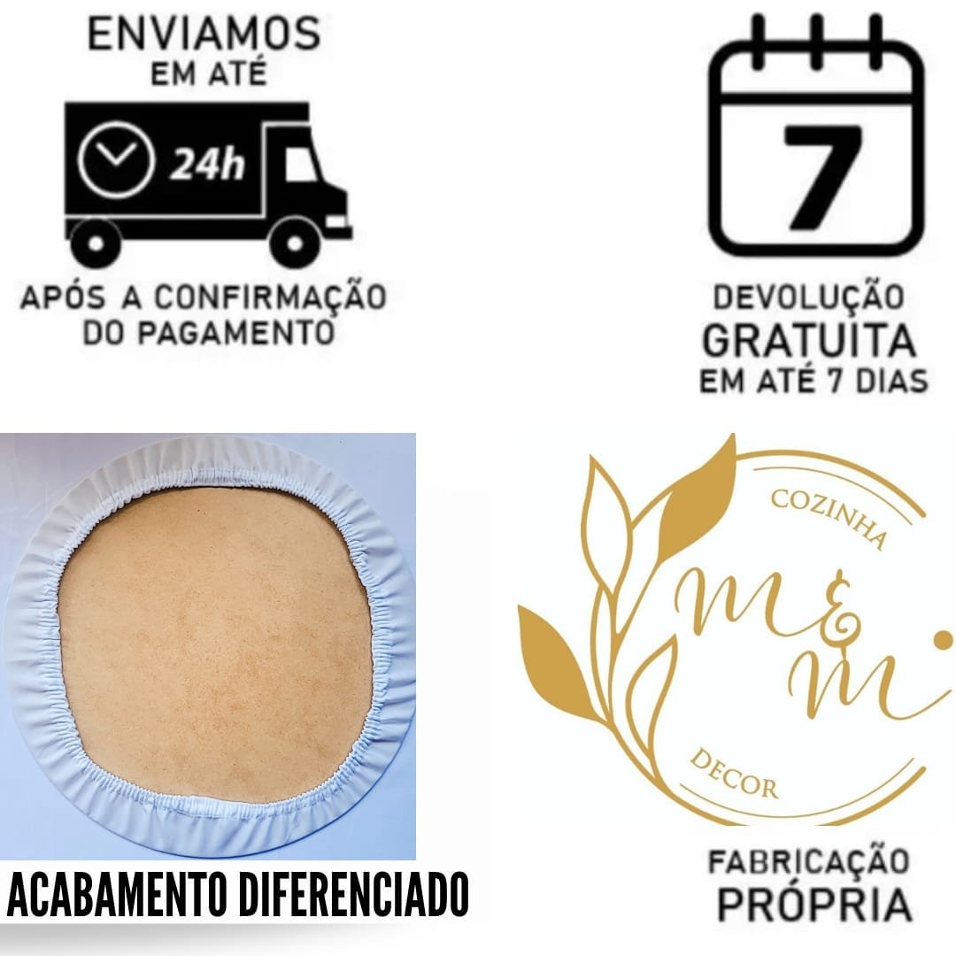 KIT COMPLETO COM 4 SOUSPLATS MINNIE LISTRADO - 4