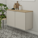 Ver imagem 2 de Balcão Nature 110cm Estilare Blc4035 Nude/carvalho