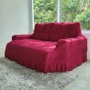 Ver imagem 2 de Capa para Sofá Extensível, Retrátil e Reclinável 4 Lugares.