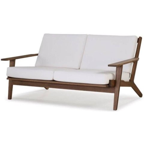 Sofá Buriti Stain Castanho Madeira Eucalipto 185cm - 40732