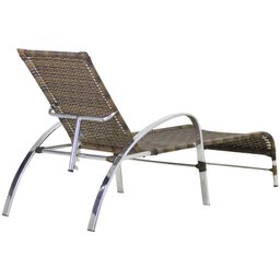 2 Espreguiçadeiras Garden e Mesa em Alumínio para Piscina - Argila - 6