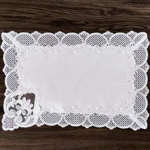 Lugar Americano Avulso Retangular 35x50cm 81201 - Rafimex Branco
