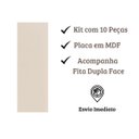 Ver imagem 3 de Cabeceira Estofada Suede Cama King 10 Placas Suede 20x60cm:areia