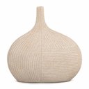 Ver imagem 1 de Vaso Redondo Apontado em Poliresina Off White - 21cm Buba Zoo