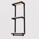 Ver imagem 3 de Porta Toalha e Objetos de Banheiro Suspenso Elegante Decora