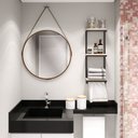 Ver imagem 1 de Porta Toalha e Objetos de Banheiro Suspenso Elegante Decora