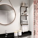 Ver imagem 6 de Porta Toalha e Objetos de Banheiro Suspenso Elegante Decora