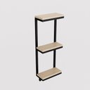 Ver imagem 5 de Porta Toalha e Objetos de Banheiro Suspenso Elegante Decora