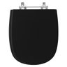 Assento Sanitário Tampa de Vaso Madeira MDF Laqueado Sabatini para bacia Icasa 6lpf - Preto - 1
