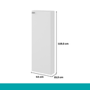 Ver imagem 3 de Armário Lavanderia Utilitário 1 Porta Branco Carraro