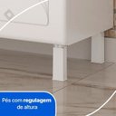 Ver imagem 7 de Balcão de Cozinha Aço 200cm para Pia Star New Branco/Preto