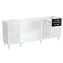 Ver imagem 4 de Balcão de Cozinha Aço 200cm para Pia Star New Branco/Preto