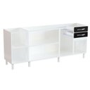 Ver imagem 5 de Balcão de Cozinha Aço 200cm para Pia Star New Branco/Preto
