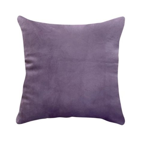 Capa de Almofada Lisa Veludo Roxo 43x43cm