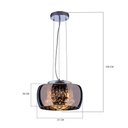Ver imagem 3 de Lustre Plafon Startec Mini Attractive 21cm 2XG9 Bivolt Cromado
