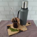 Ver imagem 4 de Bomba para Tomar Chimarrão Mil Furos de Mate Inox Bortonaggio 23,5cm Lisa Bojo Removível