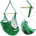 Ver imagem 2 de Cadeira Rede Balanço de Teto Suspensa Várias Cores:Verde Bandeira