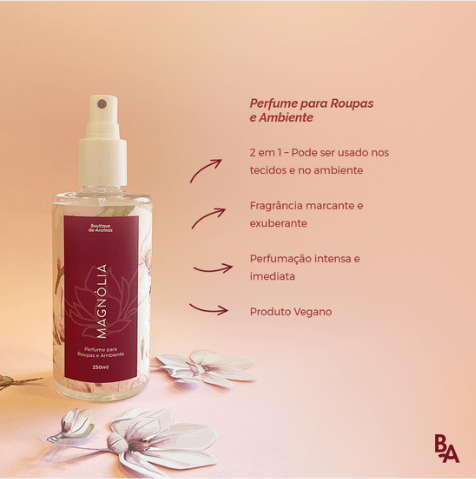 Perfume para Roupas e Ambiente Magnólia 250 ml Boutique de Aromas - 2