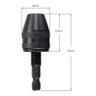 Mini Mandril 8mm Adaptador para Parafusadeira 1/4 Furadeira - 2