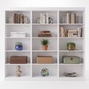 Ver imagem 2 de Kit 3 Estantes Multiuso para Livros 60x182,3x30 c/ 4 Prateleiras - Branca Espresso Móveis