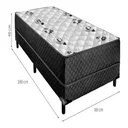 Ver imagem 3 de Cama Box Solteiro Conjugado Espuma Ortopédica 88x188