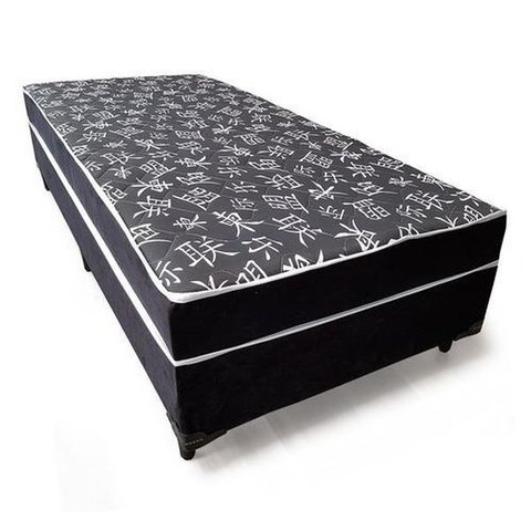 Cama Box Solteiro Conjugado Espuma Ortopédica 88x188