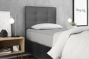 Ver imagem 4 de Cabeceira Cama Box Solteiro 90cm - Cinza Suede