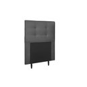 Ver imagem 1 de Cabeceira Cama Box Solteiro 90cm - Cinza Suede