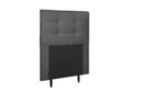 Ver imagem 1 de Cabeceira Cama Box Solteiro 90cm - Cinza Suede