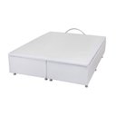 Ver imagem 1 de Base Baú Ortobom Super King Corino Branco 193x203x35