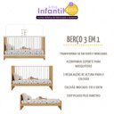 Ver imagem 6 de Jogo de Quarto Infantil Trevalla Móveis Pom Pom 3 Peças - Madeirado/Branco