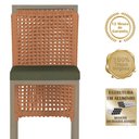 Ver imagem 3 de Mesa Bistro e 4 Banquetas Roma Fendi Corda Náutica 13 Trama Original